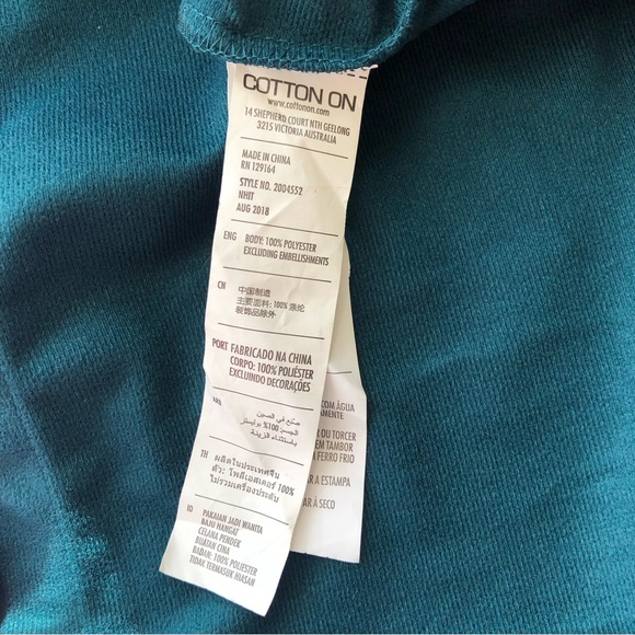 COTTON:ON Purple, White, and Forest Green Full-Zip Jacket – Women's M - Picture 9 of 9